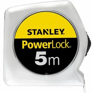 Stanley Maßband PowerLock, 0-33-932, 5m, Rücklaufsperre (PowerLock), Mit Sichtfenster 24