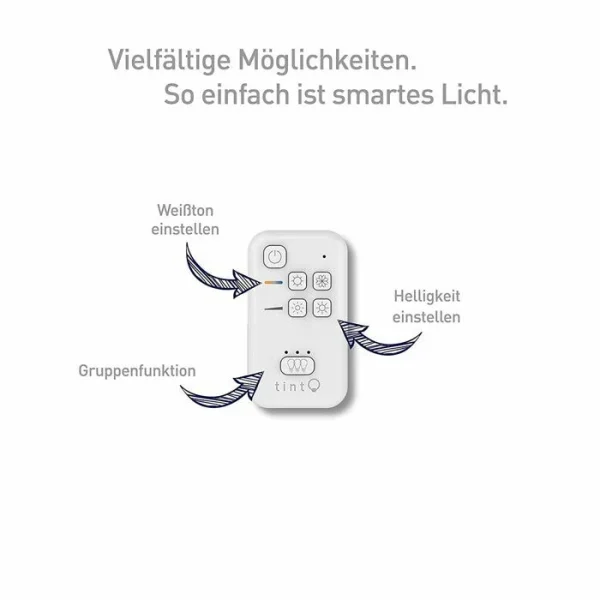 Müller Licht Müller-Licht Funkfernbedienung Tint 404022, Zur Lichtsteuerung, ZigBee 4