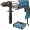 Makita Bohrmaschine HP2071J, Schlagbohrmaschine, 1010 W, Mit Tiefenanschlag Und Koffer 19