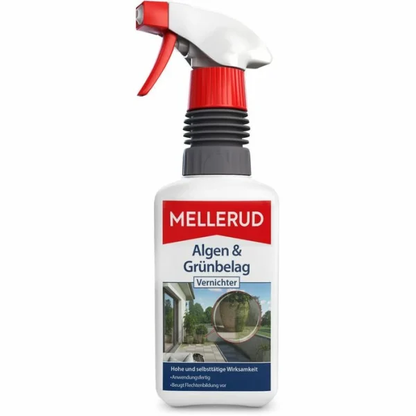 Mellerud Grünbelagentferner Algen Vernichter, Spray, Gebrauchsfertig, 2001002527, 500ml 1