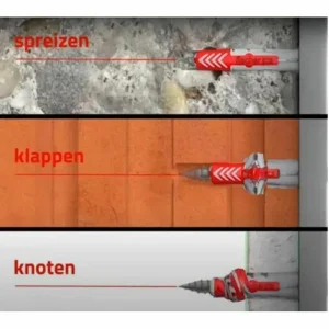 Fischer Dübel-Schraubensortiment MiniFixTainer, 2-Komponenten-Dübel + Schrauben, 160-teilig 9