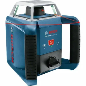 Bosch Rotationslaser GRL 400 H, Selbstnivellierend, 360 Grad, Empfänger, Stativ, Messlatte + GRATIS Zubehör 10