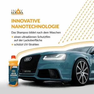 INOX Autoshampoo Nano Line, 4011701, Hochkonzentrat, Mit Orangenölextrakt, 1 Liter 19