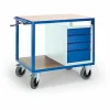 Rollcart Werkstattwagen 07-4308H, Höhenverstellbar, Tragkraft 400kg, 1090 X 700mm, 1 Ablage & 4 Schübe 14