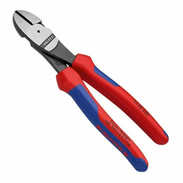 Knipex Seitenschneider 74 02 200, Kraft-, Seitenschneider, 200mm 1