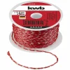 Kwb Maurerschnur 925125, 50m, Ø 1,2mm, Geflochtenes Nylon, Rot/weiß 22