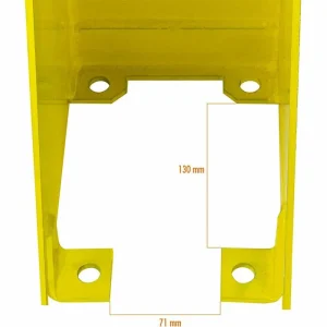 DEMA Anfahrschutz Für Regale, U-Profil, 5mm Stahl, BxH 165 X 400mm 9