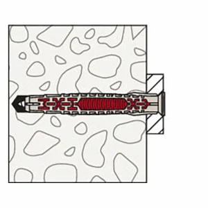 Fischer Dübel-Schraubensortiment DuoXpand 10×160 T, Langschaftdübel + Schrauben, 100-teilig 16