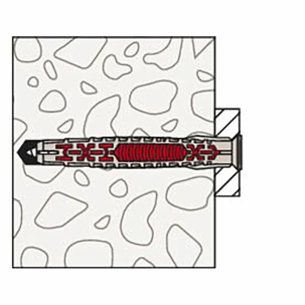 Fischer Dübel-Schraubensortiment DuoXpand 10×160 T, Langschaftdübel + Schrauben, 100-teilig 5