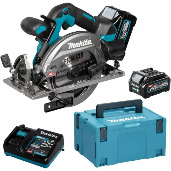 Makita Handkreissäge HS012GD201 XGT, Akkubetrieben, 40V / 2,5Ah, Mit 2 Akkus, Schnittleistung Bis 57mm 1