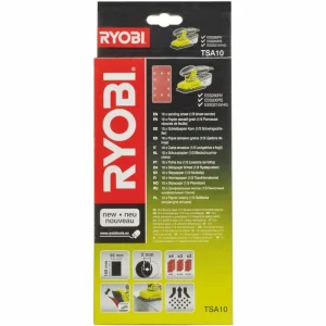 Ryobi Schleifpapier TSA10, Körnung 60-150 Set, 95 X 188mm, 10 Blätter, Für Holz Und Farbe 6