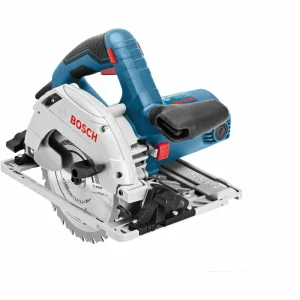 Bosch Handkreissäge GKS 55+ GCE, Professional, 1350 W, Schnittleistung Bis 63mm, Mit FSN 1400 19