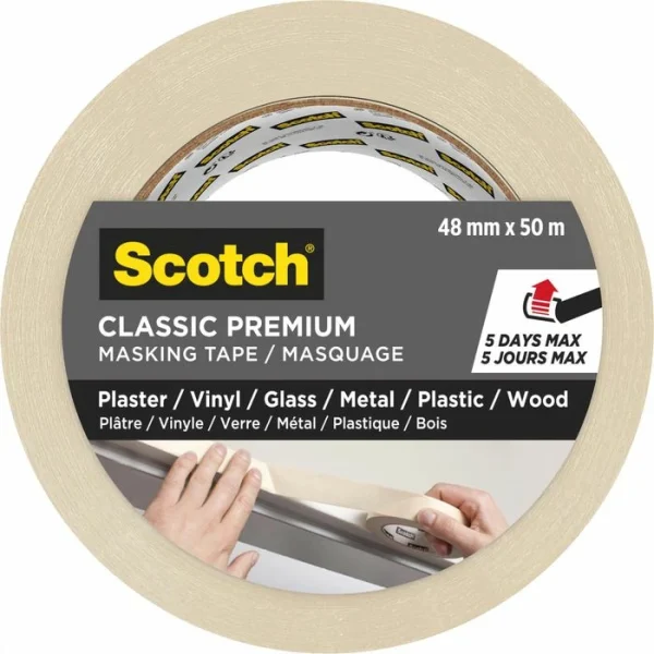 Scotch Kreppband Premium Classic, Innen, 48mm X 50m 1