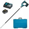 Makita Betonrüttler DVR450RTE,Akku-Betonverdichter, 1,2 M Schlauchlänge, 18V / 5,0Ah, 2 Akkus, Koffer 10