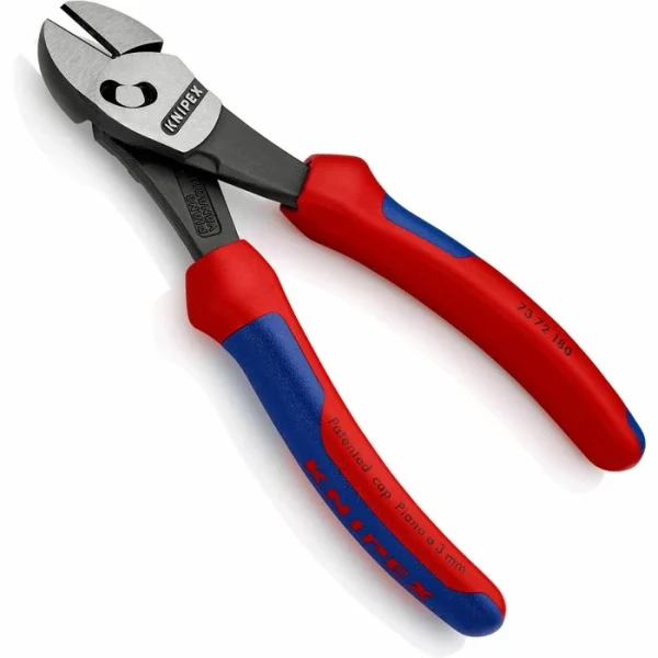 Knipex Seitenschneider 73 72 180 TwinForce, Hochleistungs-Schneider, 2-Komponentenhülle, 180mm 6