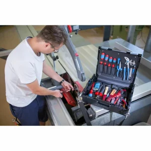 Bosch-Sortimo Werkzeugkoffer L-BOXX 136, Leer, Kunststoff Klappkoffer, Schwarz 8