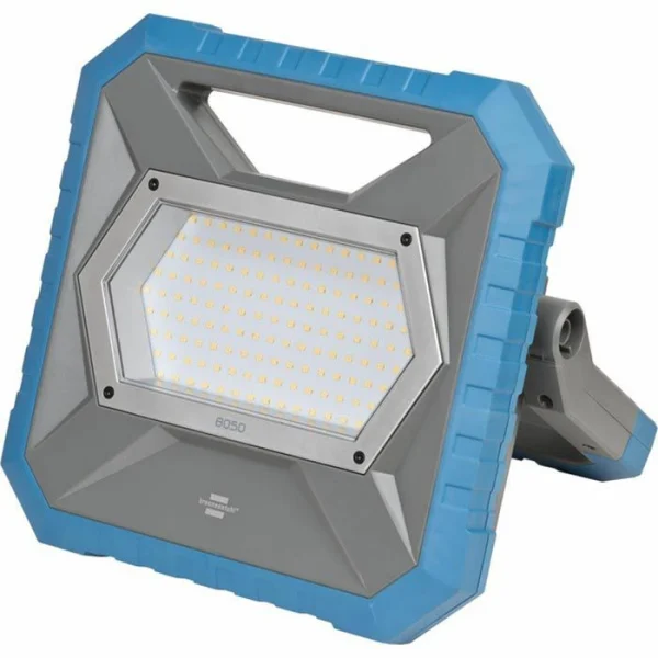 Brennenstuhl Baustrahler BS 8050 MH, 18V, Akku, 7900 Lumen, 80 Watt, LED Hybrid Strahler 1