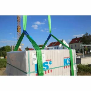 Silverline Hebeband 598512, 2000kg, Grün, 4m 6