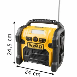 DeWalt Baustellenradio DCR019, Akku 10,8 -18V, UKW, MW / 3,5mm Klinke 12