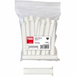 Tox Siebhülse 08460068, Liquix Sleeve 12×50, M6-M8, Aus Kunststoff, 20 Stück 12