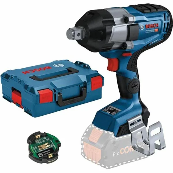 Bosch Akku-Schlagschrauber GDS 18V-1050 HC, 1050Nm, 18V, Mit Bluetooth-Modul Und Koffer + GRATIS Prämie 1