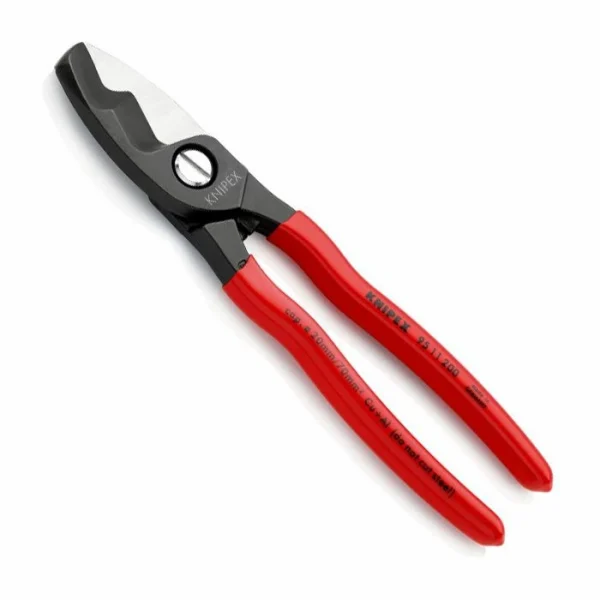 Knipex Kabelschere 95 11 200, 200mm, Mit Doppelschneide 1