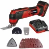 Einhell Multifunktionswerkzeug TE-MG 12/1 Li, Akku, 12V / 2Ah, Mit 1 Akku, Ladegerät Und Werkzeug-Set 8