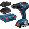 Bosch Akku-Bohrschrauber GSR 18V-55 Professional, 18V / 4,0Ah, 2 Akkus, Ladegerät Und Koffer + GRATIS Prämie 8