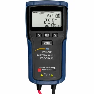 PCE KFZ-Batterietester CBA 20 Digital, 12V Und 24V, CCA Test 9