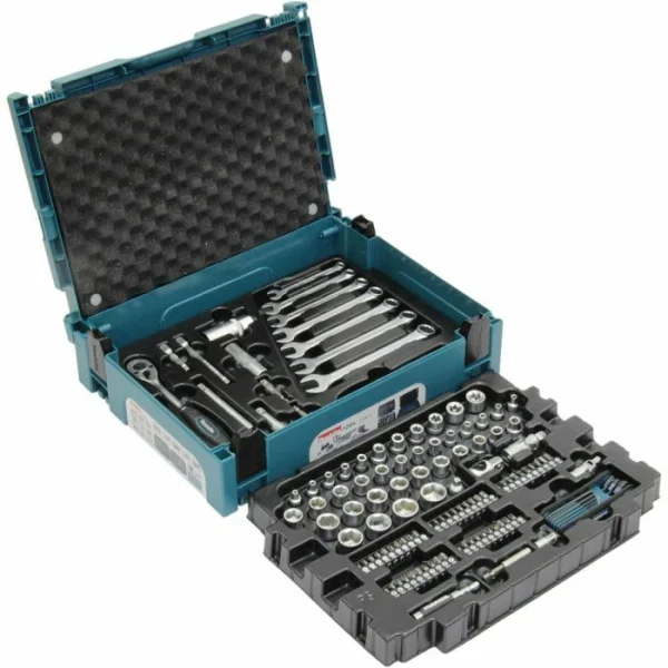 Makita Werkzeugkoffer E-08713, Werkzeug-Set, 120-teilig, Im MakPac 1 1