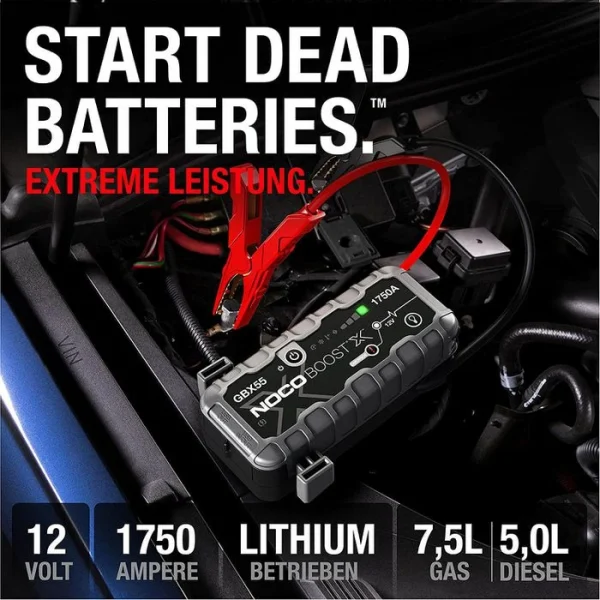 NOCO Starthilfegerät Boost X GBX55, 12V, 1750A, Auto, Diesel & Motorrad, Powerbank, 2100mAh 3