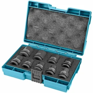 Makita Steckschlüssel B-66232, 9-teilig, 8 – 21mm Schlüsselweite – 38mm Länge, 1/2 Zoll 7