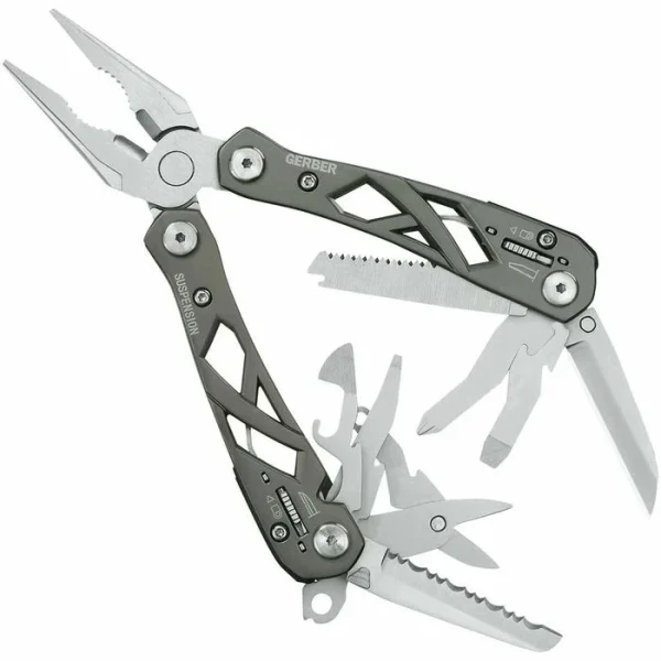 Gerber Multitool Suspension, 31-003620, 12 Funktionen, Mit Nylon-Etui 1