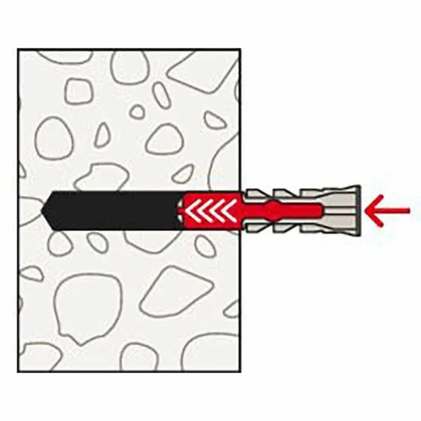 Fischer Dübel 555006, DuoPower, 6 X 30mm, 2-Komponenten-Dübel, 100 Stück 4