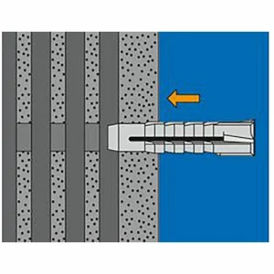 Upat Dübel 538442, UVD II 12×60, 12 X 60mm, Universaldübel, 25 Stück 14