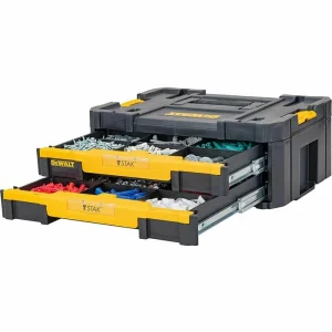 DeWalt Sortimentskasten TSTAK Box IV, DWST1-70706, Kunststoff, 440 X 176 X 314mm, Mit 2 Schubladen 18