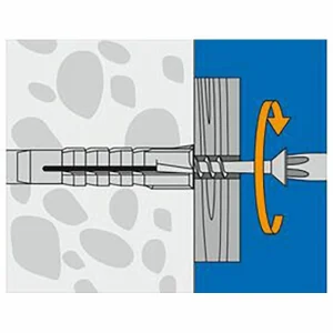 Upat Dübel 538442, UVD II 12×60, 12 X 60mm, Universaldübel, 25 Stück 16