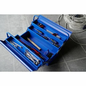 BRILLIANT TOOLS Brilliant-Tools Werkzeugkoffer BT150800, Leer, Metall Werkzeugkasten 8