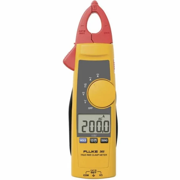 Fluke Stromzange 365 True RMS Digital, AC/DC, 600 V, 200 A, CAT IV, Abnehmbare Zange 4