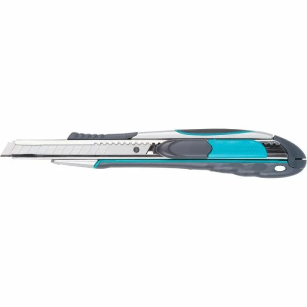 Wolfcraft Cuttermesser Profi-Dual 4285000, Sicherheitsmesser, Mit 9mm Klinge 9