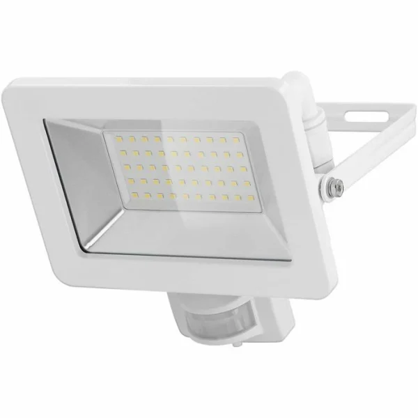 Goobay LED-Außenstrahler 53884, 50W, 4250 Lm, Bewegungsmelder, Netzbetrieb, Weiß 1