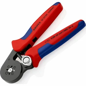 Knipex Crimpzange 97 53 04, Mit Seiteneinführung, Selbsteinstellend, Für Aderendhülsen 0,08 – 16mm² 11