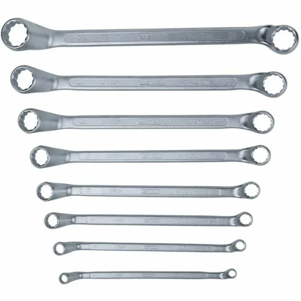 Ks Tools KS-Tools Ringschlüssel 517.0248, Doppel-Ringschlüssel Set 8-teilig, 6-22mm 1