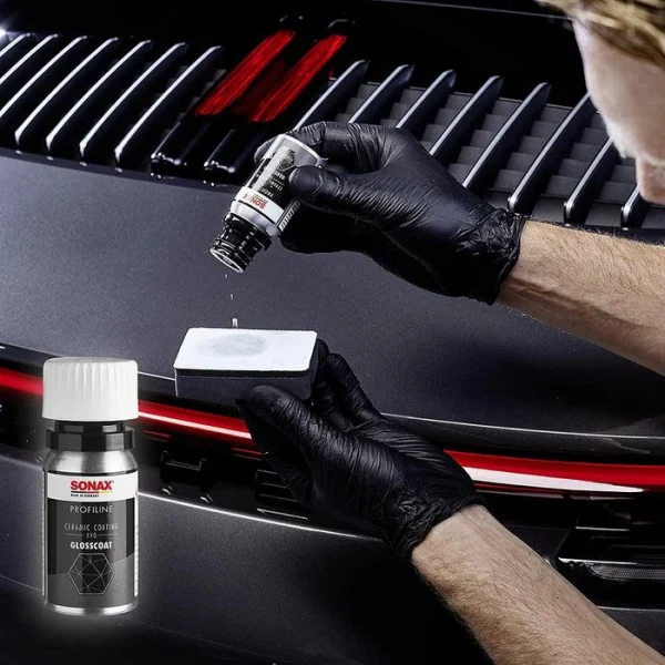 Sonax Lackversiegelung Set Ceramic Coating CC Evo, Keramische Langzeitversiegelung PROFILINE 8-teilig 5