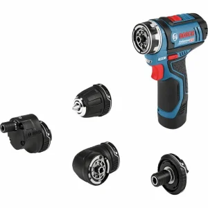 Bosch Professional GSR 12V-35 FC Akku-Bohrschrauber 12V / 3,0Ah, Mit 2 Akkus, L-BOXX Und 4 Aufsätzen 12