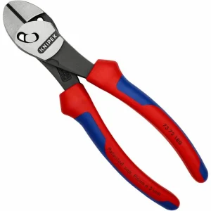 Knipex Seitenschneider 73 72 180 TwinForce, Hochleistungs-Schneider, 2-Komponentenhülle, 180mm 13