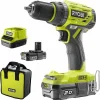 Ryobi Akku-Bohrschrauber R18DD7-220S, 18V / 2,0Ah, Mit 2 Akkus Und Tasche 19