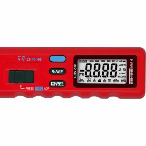 Benning Multimeter MM 4 RMS Digital, CAT III 300V, Auto Range, Mit Stromzangenaufsatz 12