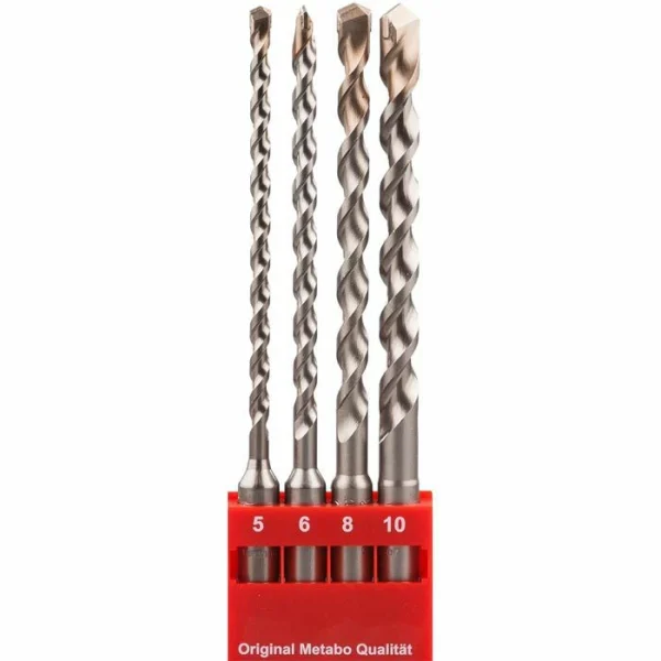 Metabo Bohrer 625580000, SDS+, 4-teiliges Set, Steinbohrer 3