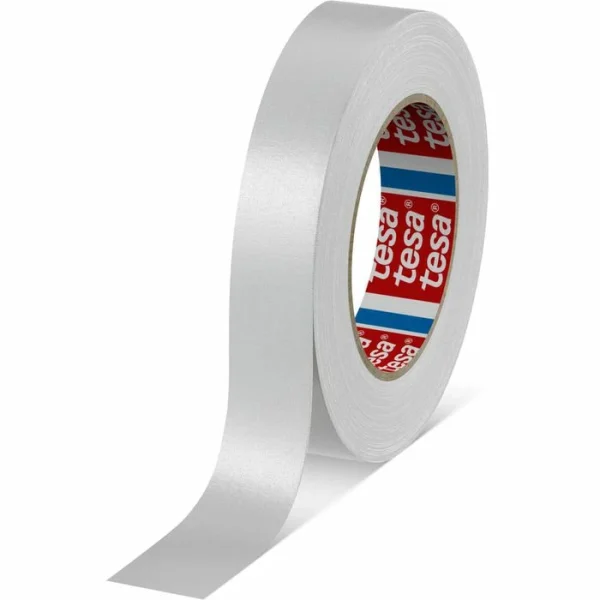 Tesa Gewebeband 4651, Premium, Weiß, Beschriftbar, 25mm X 25m 1